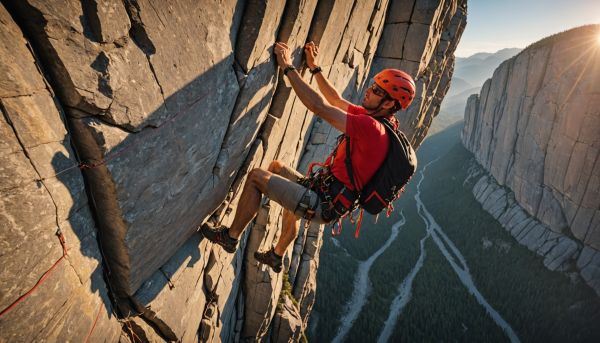 L'escalade sur grande voie procure une vraie adrénaline