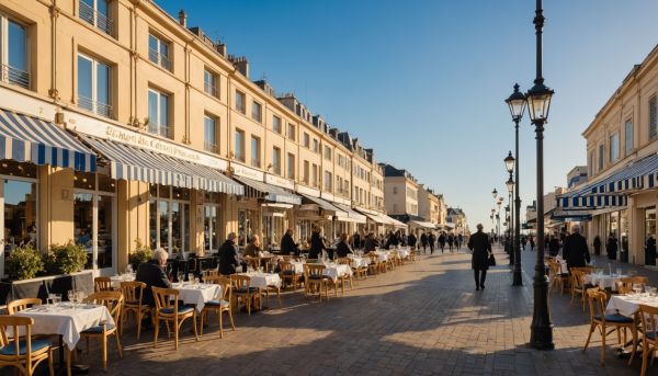 Remblai sables-d'olonne : promenade, casino et café-terrasses avec le camping les logeries