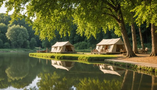 Séjournez dans un camping au bord de la Dordogne