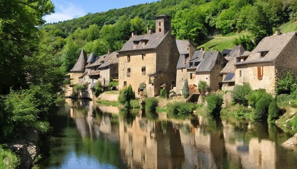 Les plus beaux villages médiévaux à découvrir en aveyron avec le camping le lac aux oiseaux